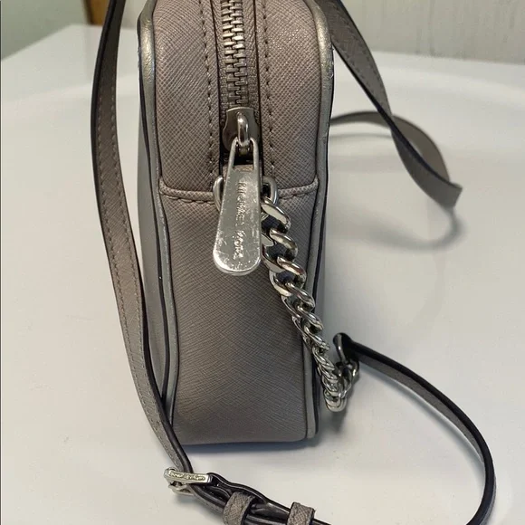 Michael Kors Metallic Taupe Crossbody Bag